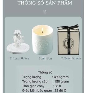 Nến Thơm Gấu Bearbrick Tinh Dầu Cao Cấp Không Khói