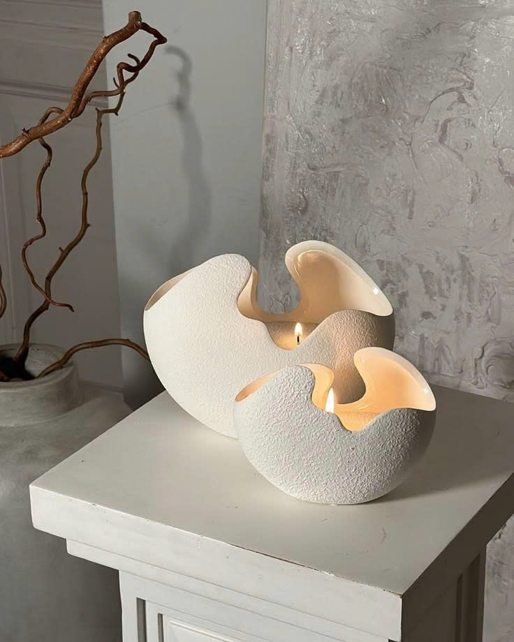 Nến phong cách bắc âu
