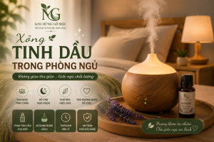 xông tinh dầu trong phòng ngủ