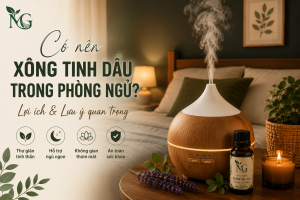 có nên xông tinh dầu trong phòng ngủ bằng máy khuếch tán