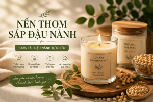 nến thơm sáp đậu nành